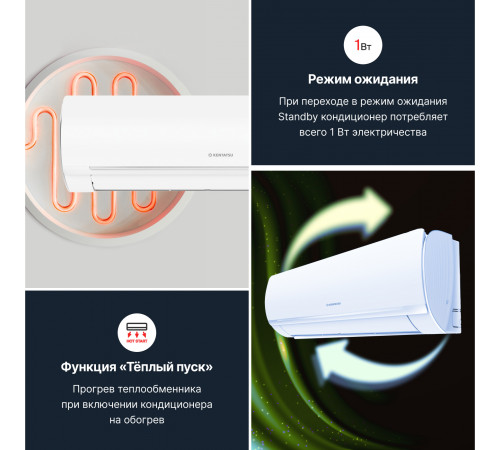 Тепловой насос типа «воздух-воздух» Kentatsu серии OTARI KSGOT35HZRN1/KSROT35HZRN1 Тепловой насос типа «воздух-воздух» Kentatsu серии OTARI KSGOT35HZRN1/KSROT35HZRN1