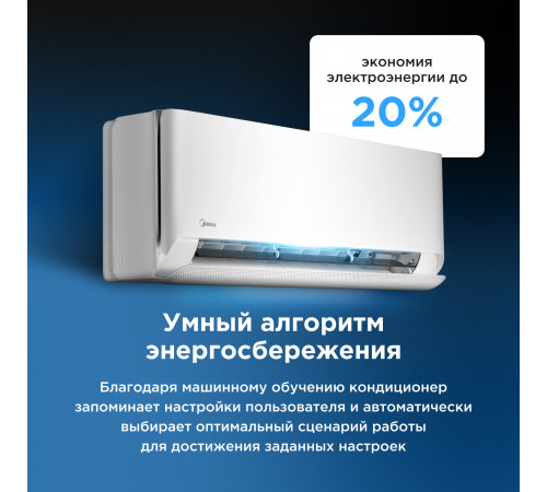 Настенная сплит-система Midea серии Breezeless E MSFE-12N8D6-I/MSFE-12N8D6-O Настенная сплит-система Midea серии Breezeless E MSFE-12N8D6-I/MSFE-12N8D6-O