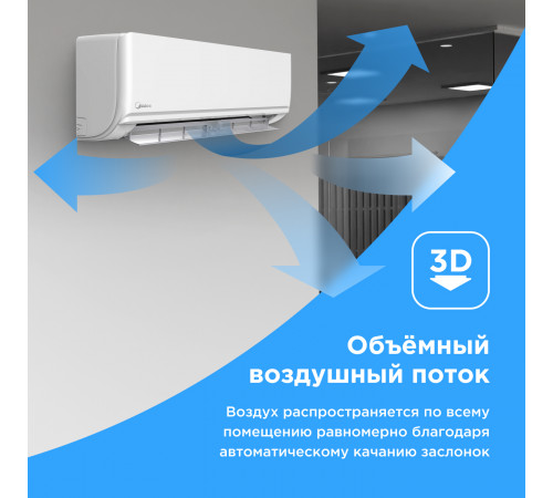 Настенная сплит-система Midea Unlimited MSAG2-09HRN1-I/MSAG2-09HRN1-O Настенная сплит-система Midea Unlimited MSAG2-09HRN1-I/MSAG2-09HRN1-O