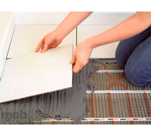 Профессиональный монтаж электрических теплых полов в матах