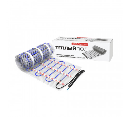 Теплый пол нагревательный мат 4 кв.м.