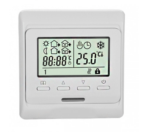 Терморегулятор комнатный/для теплого пола встраиваемый RTC 51.716