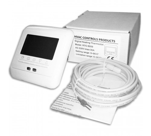 Терморегулятор комнатный /для теплого пола RTC 6000 (6кВт)