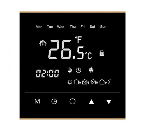 Терморегулятор для теплого пола WarmLife (черный)