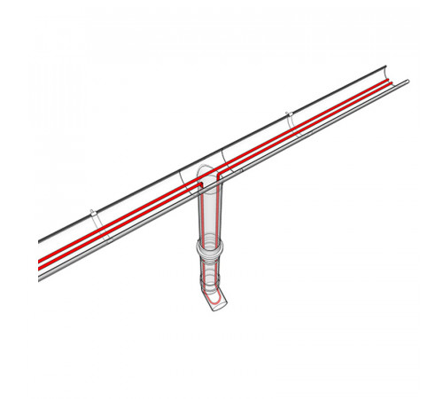 Греющий кабель для желобов и водостоков SRL 30-2 CR 30 Вт (10м) комплект