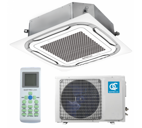 Кассетный кондиционер Quattroclima QV-I18CG1/QN-I18UG1/QA-ICP11 Кассетный кондиционер Quattroclima QV-I18CG1/QN-I18UG1/QA-ICP11