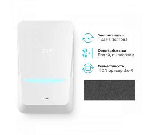Комплект префильтров G4 приток + рециркуляция для TION Bio X Комплект префильтров G4 приток + рециркуляция для TION Bio X